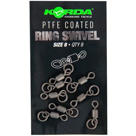 Korda Ptfe Coated Ring Swivels