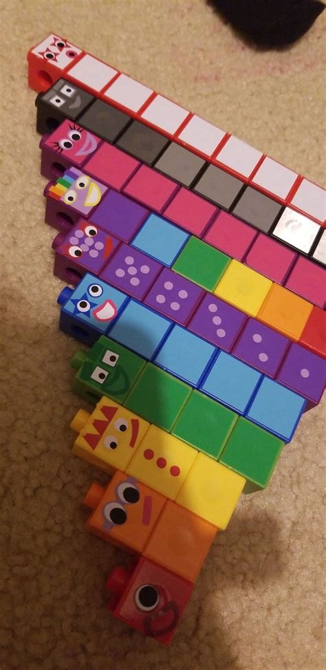 Numberblocks Made With Vinyl On Cricut Block Birthday Block Birthday