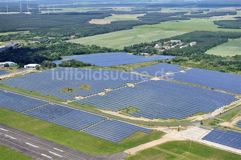 Falkenberg Elster Aus Der Vogelperspektive Solarpark L Nnewitz Auf