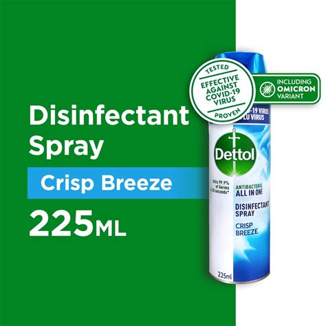 Gwp Dettol Disinfectant Spray Crisp Breeze Ml Kills Percent