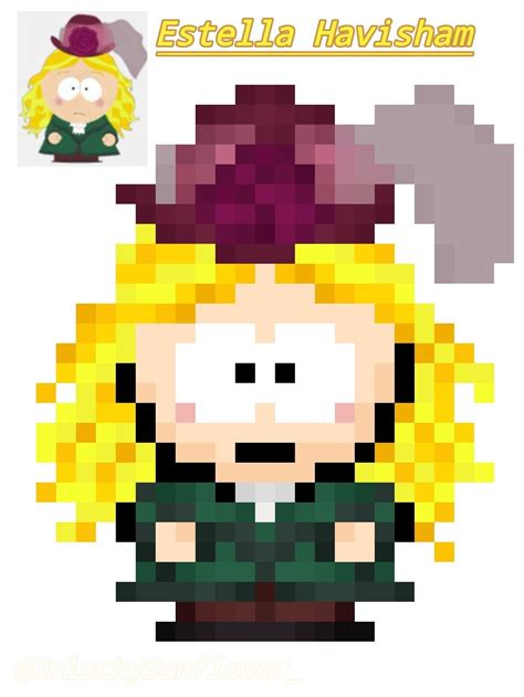 Pixel Art Estella South Park Disegni