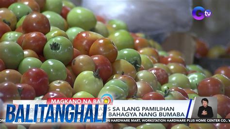 Presyo Ng Kamatis Sa Ilang Pamilihan Sa Metro Manila Bahagya Nang