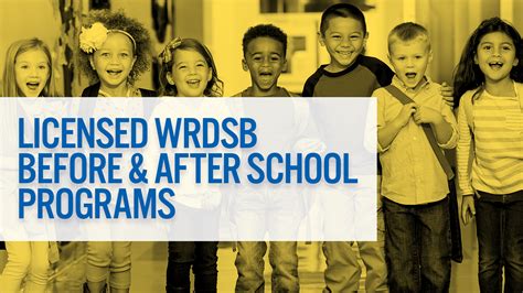 Licensed Wrdsb Before And After School Programs Waterloo Region