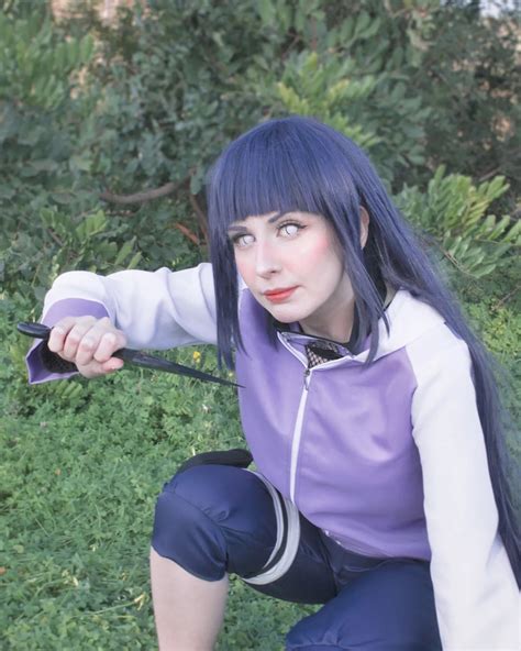 Modelo Nayelin Fez Um Apaixonante Cosplay Da Hinata De Naruto