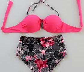 High Waist Sexy Bikini Swimsuit For Lady Red On Luulla