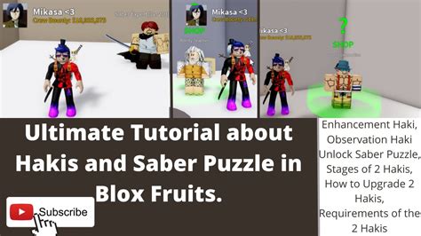 How To Get The Two Hakis And Unlock Saber S Puzzle Ultimate Tutorial