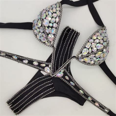 Rhinestone Bikini Etsy