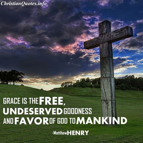 Matthew Henry Quote Grace