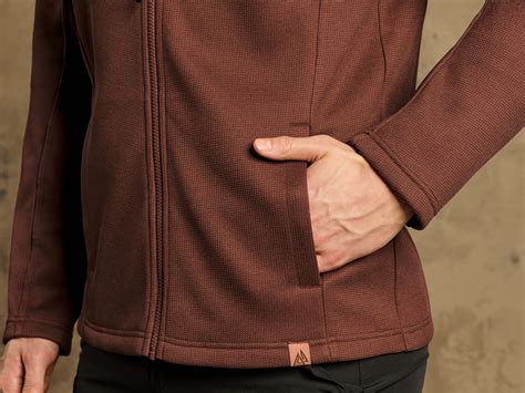 Herren Strickfleecejacke mit Antipilling Ausrüstung