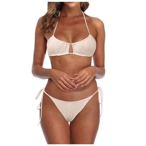 Mklekyy Trajes De Ba O Dama Women S Fashion Sexy Swimsuit Bikini Cute Girl Style Backless Sexy