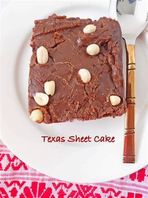 Texas Sheet Cake Cooking Is Easy