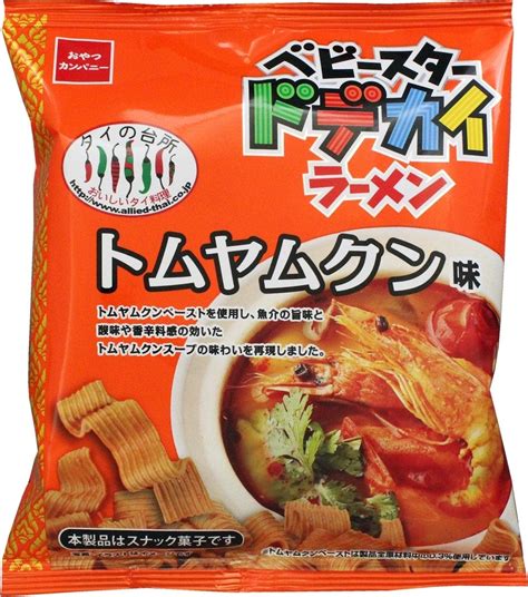 【高評価】おやつカンパニー ベビースタードデカイラーメン タイの台所 トムヤムクン味の感想・クチコミ・値段・価格情報【もぐナビ】