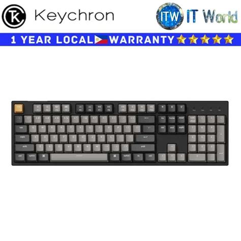 Cod Itw Keychron Wired Nical Keyboard C Pro Q Via Hot Swap Rgb Backlight Red Unk Brown