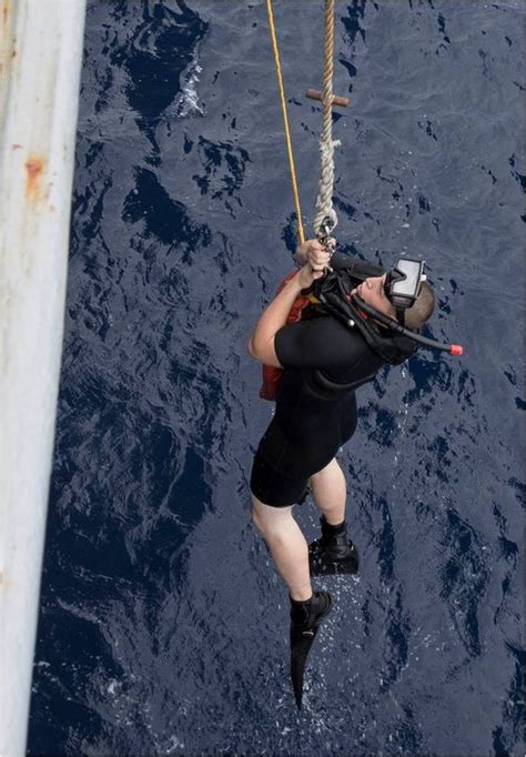 Dvids Images Uss Mason Sailors Train During Man Overboard Drill