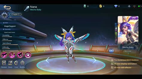 Skin Epic Nana Ml Mecha Lucu Mobile Legends 2020 Esportsku