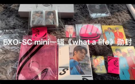 【exo Sc】小分队mini一辑《what A Life》勋封拆专来啦哔哩哔哩bilibili