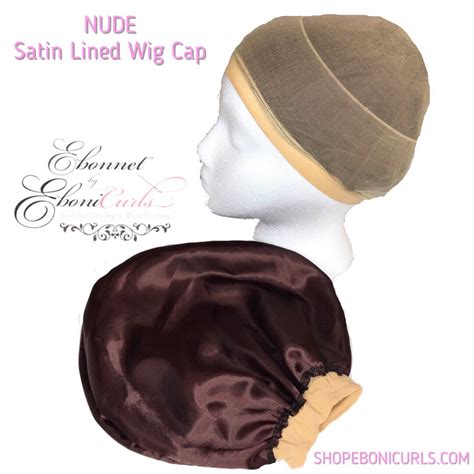 Satin Lined Stocking Wig Cap Lace Front NUDE Etsy