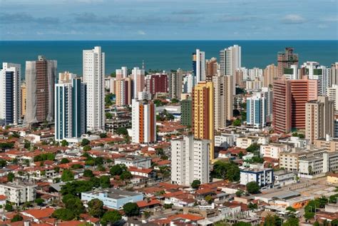 Premium Photo Joao Pessoa Paraiba Brazil On May 17 2011 Showing Buildings And The Sea In The