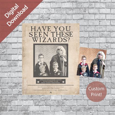 Have You Seen This Wizard Poster Template