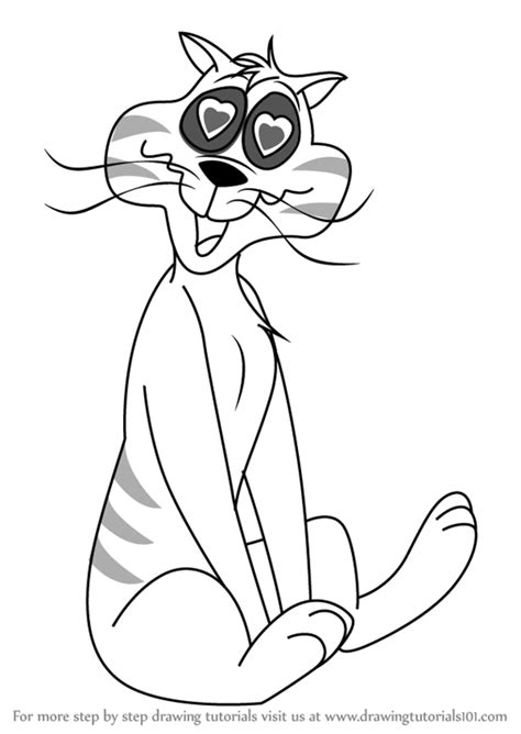 How To Draw Jaune Tom From Gay Purr Ee Gay Purr Ee Step By Step Drawingtutorials