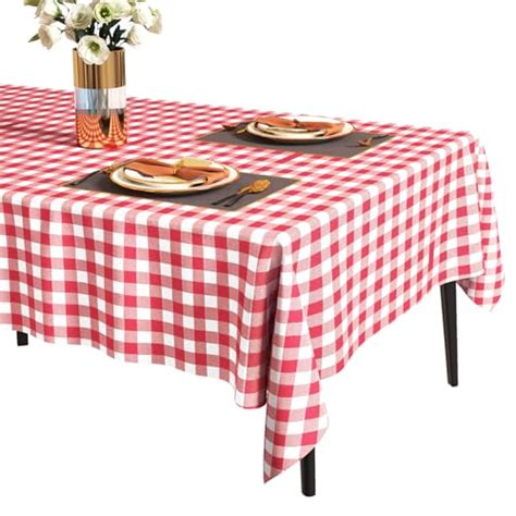 The Best Red Gingham Plastic Tablecloths I Tested And Found The Top