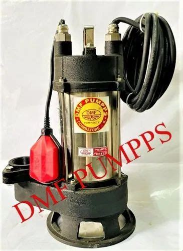 1 3 HP 15 To 50 M DMF SEWAGE SUBMERSIBLE PUMP Model Name Number