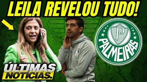 Abriu O Jogo Leila Fala A Real Se Abel Fica Ou Sai Do Palmeiras