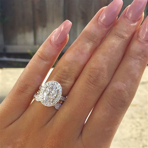 Show Me Your Oval Halo Engagement Rings Page 6