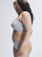 Sparkle Prep String Bikini Panty In Blue SAVAGE X FENTY