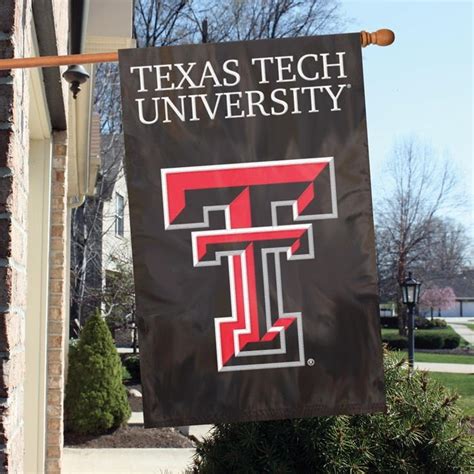 Texas Tech Red Raiders Applique Banner Flag 44 X 28 And More Garden