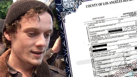 Anton Yelchin: Death Certificate ... Minimal Suffering