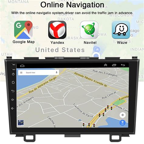 Apple Carplay Android Car Stereo For Honda Crv Gps Radio