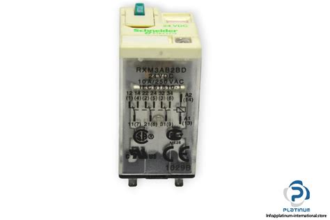 SCHNEIDER RXM3AB2BD MINIATURE PLUG IN RELAY - Platinum International