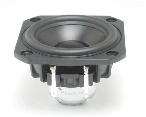 Peerless P830986 メタルコーン8cmフルレンジ - スピーカー自作・フルレンジ・キット・パーツのミクセルインターネットショップ