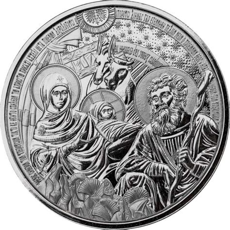 Round Bethlehem Geburt In Der Krippe 1 Oz Silber 42 97