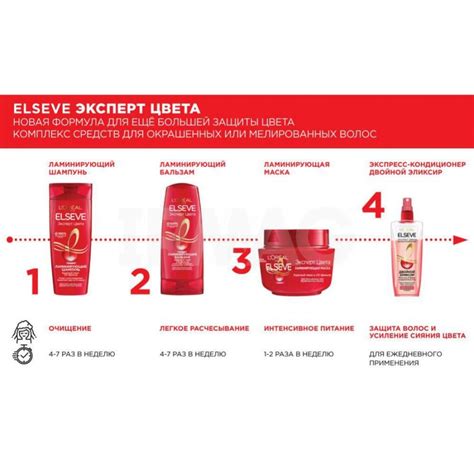 Бальзам-уход для волос L'Oreal Elseve Ламинирующий Эксперт Цвета (400 ...