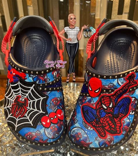 Customized Classy Spider Man crocs | Crocs fashion, Pretty sneakers ...