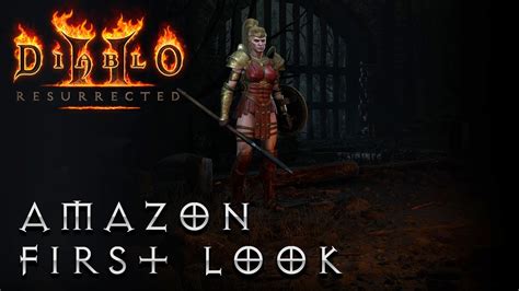 Diablo 2 Resurrected Alpha First Look At The Amazon Playthrough Blizzearlyaccess Youtube