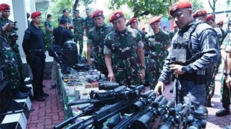 Pangkogabwilhan III Dampingi Panglima TNI Cek Kesiapan Prajurit Dan