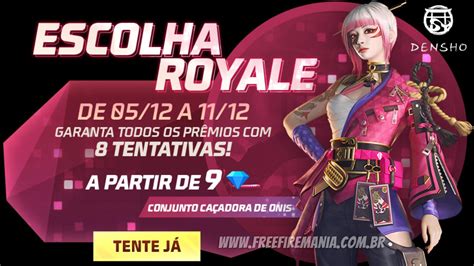 Free Fire Escolha Royale skin Caçadora de Onis chega nesta segunda 5