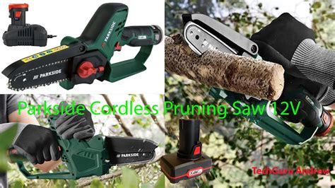 Parkside Cordless Pruning Saw 12v Pghsa 12 C2 Testing Youtube