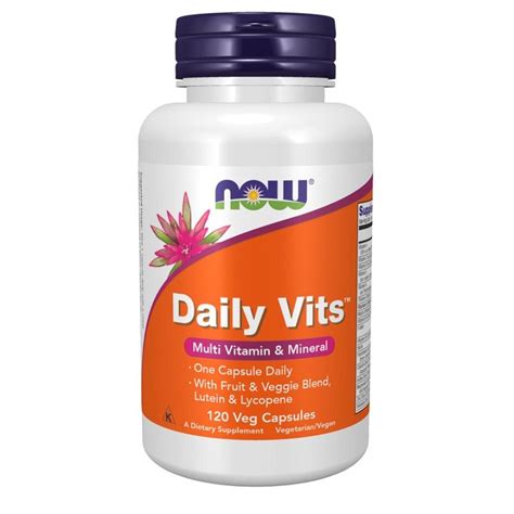 NOW Foods Daily Vits Capsules 120 | Landys Chemist