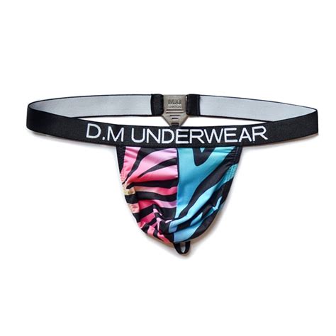 Jual Men S Metal Buckle Underwear Sexy Swimsuit With Thong String Thong Gay Swimsuit Desmiit