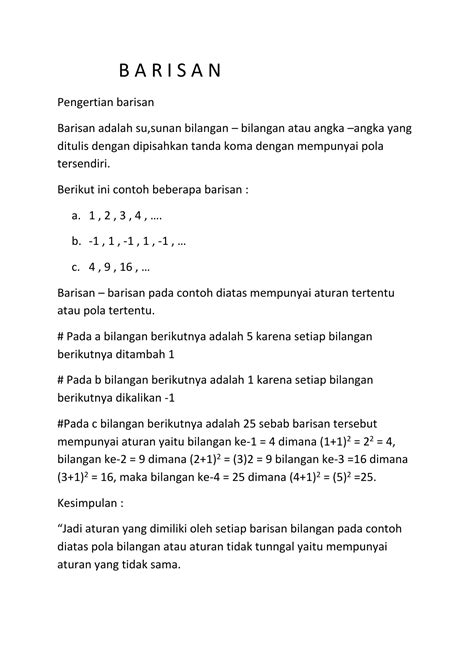 Jumlah 50 Suku Pertama Deret Aritmatika 50 48 46 Adalah 10