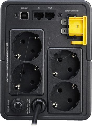 APC BX750MI-GR: Back UPS, 750VA - 410 W at reichelt elektronik