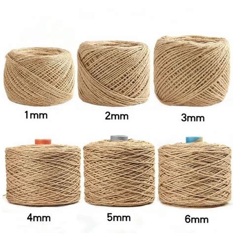 Natural Brown Jute Twine Sutli 50 M 2 Mm At ₹ 155kg In Jaipur Id