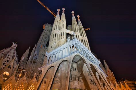 Sagrada Familia At Night