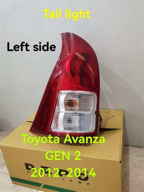 Tail Light Tail Lamp Toyota Avanza Gen Left Side Driver