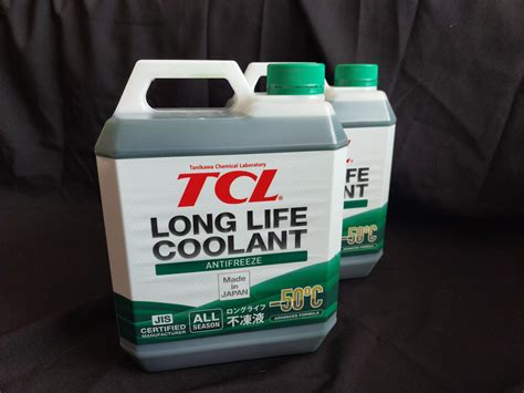 Замена антифриза TCL Long Life Coolant GREEN -50°C — Toyota Corona ...