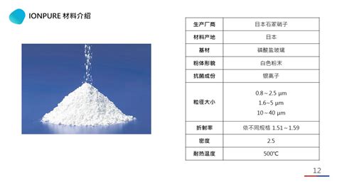 Ionpure抗菌剂、抗病毒剂的应用石塚硝子广东汇鑫抗菌科技有限公司